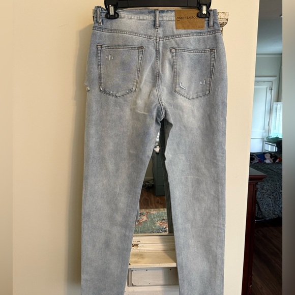 NWT One Teaspoon Light Wash High Rise Jeans Size 30 - Picture 12 of 16